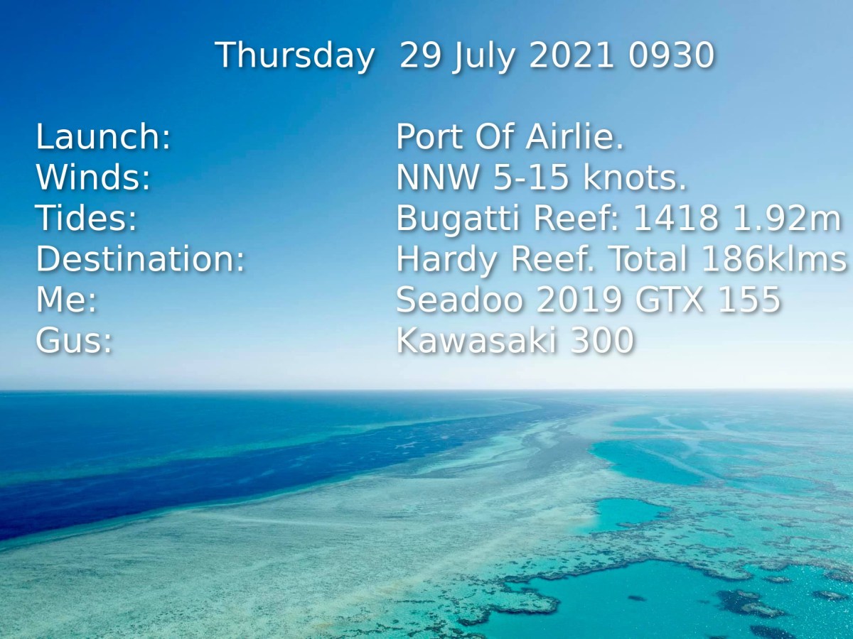 Hardy Reef from&nbsp;Airlie